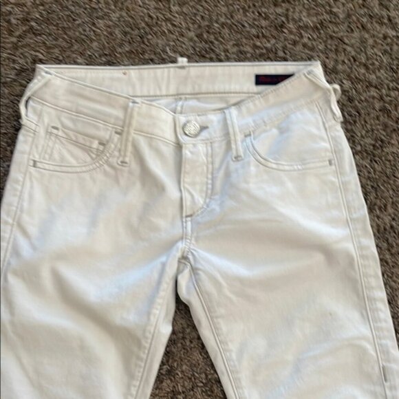 NWT True Religion 23 White Jude Skinny Jeans Low Rise Made in Italy - Picture 6 of 10